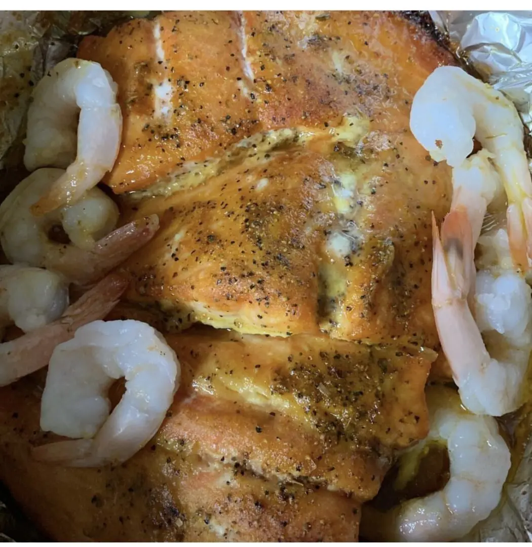 A close up of some food on the table